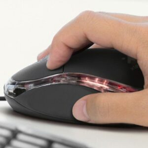 Mouse USB 1000DPI 3 botones rojo Xtech