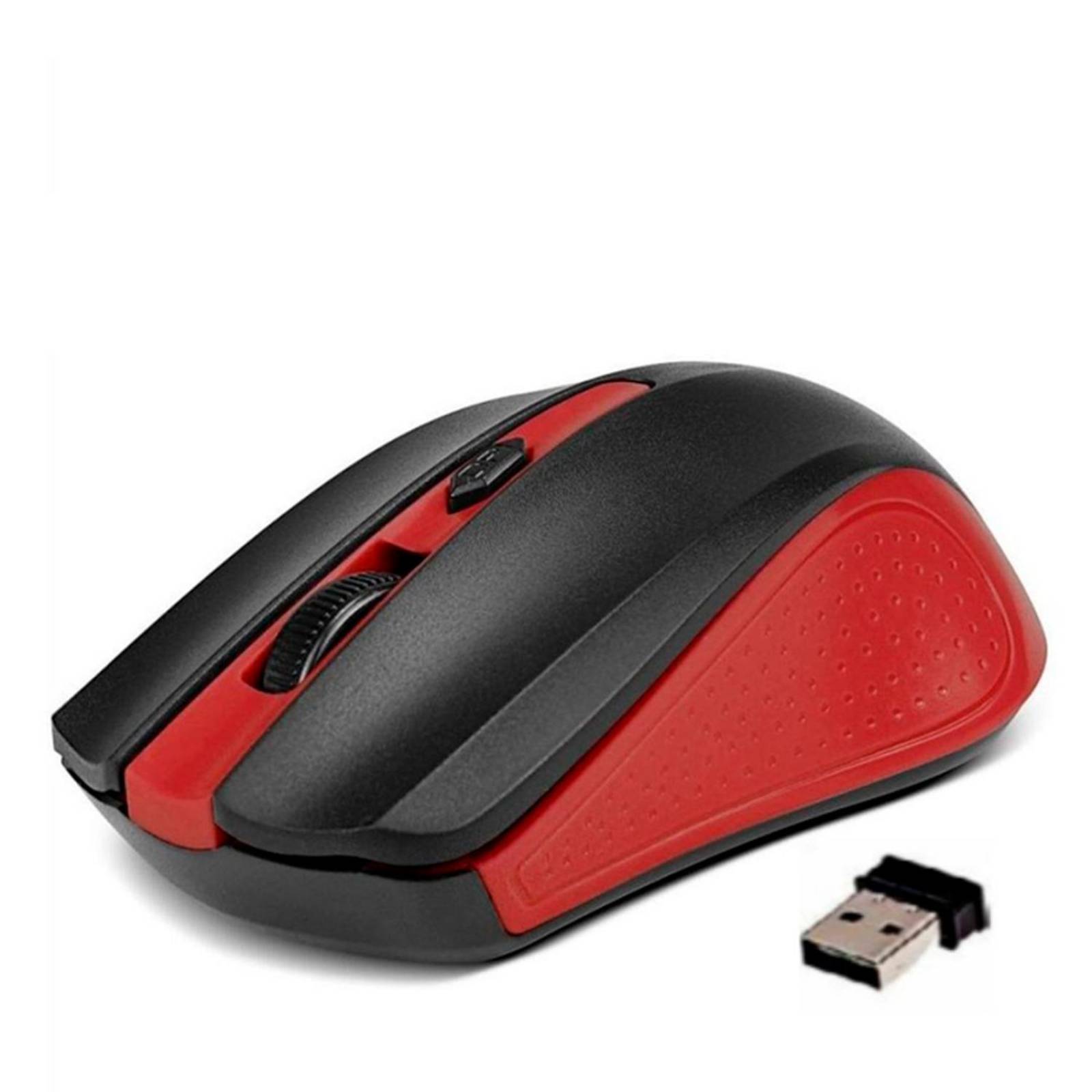 Mouse inalámbrico 1600DPI 4 botones rojo Xtech - Imagen 3