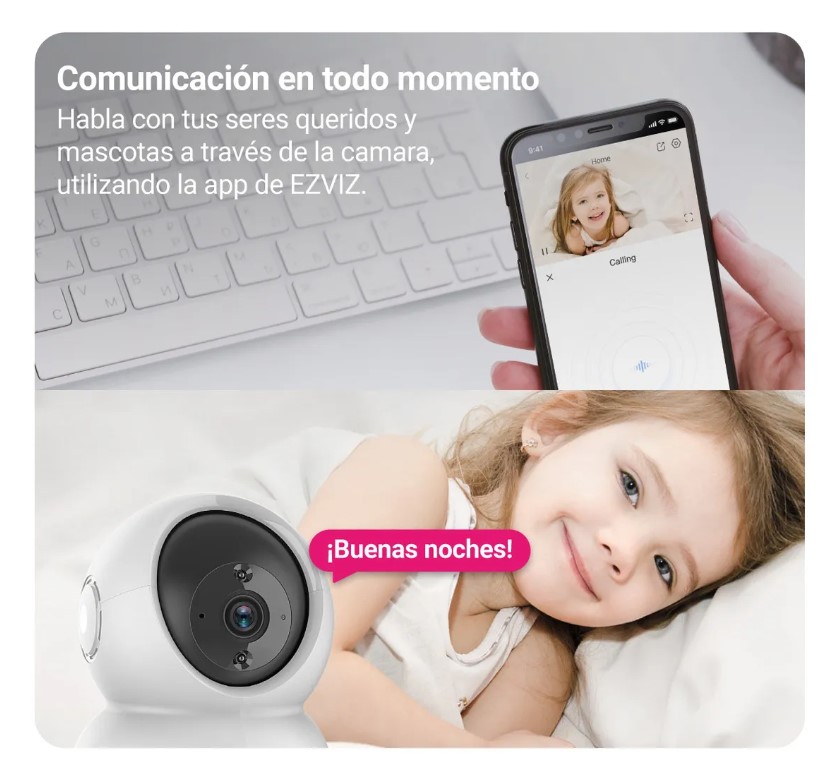 Cámara Wi-Fi Ezviz H6C 2 MP Human-Tracking - Imagen 3
