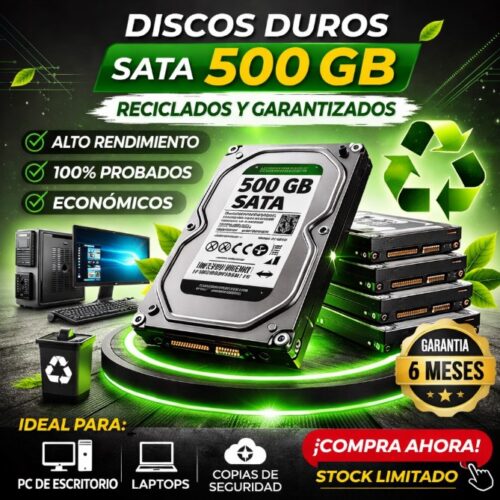 Disco Duro 500GB Reciclado para DVR SATA 3.5