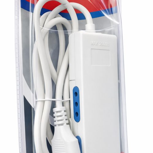 Alargador extensión 4 puertos 2m tipo T