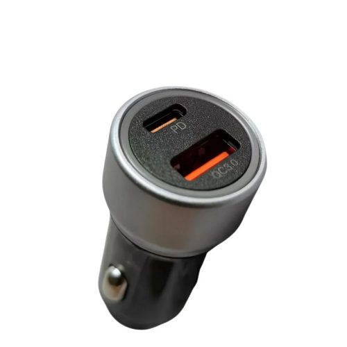 Cargador de Auto USB + Type-C 38W Modelo K20 Carga Rápida